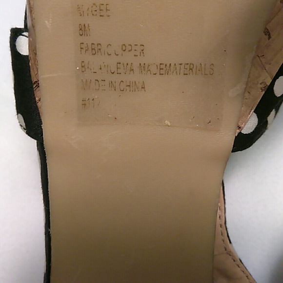 Madden Girl platform cork polkadot heels - Picture 7 of 8